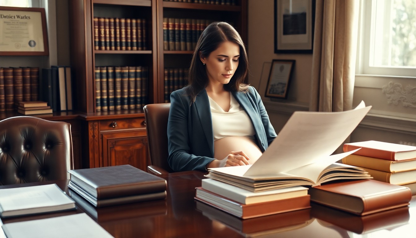 Comment une avocate enceinte peut gérer son emploi